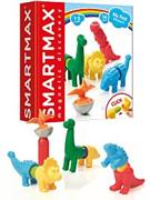 SmartMax My First Dinosaurs, magnetiskt lekset med stora extra kraftiga delar och dinosauriefigurer för de yngsta barnen