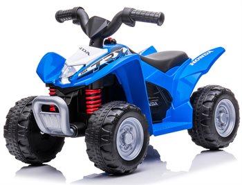 Blå Honda PX250 ATV-elbil för barn med fyra hjul och styre