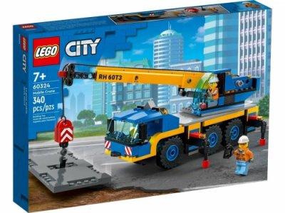 LEGO Mobilkran med utfällbara stödben och roterande kranarm