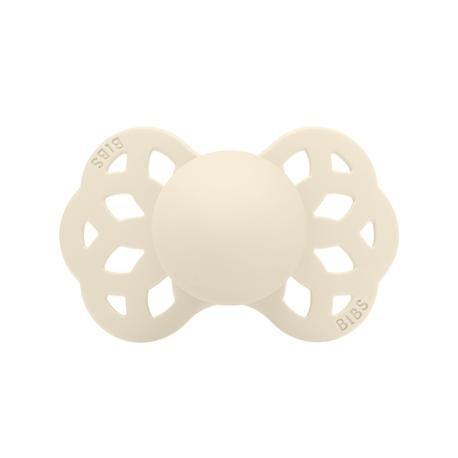 BIBS Infinity anatomisk silikonnapp med graverat namn, storlek 1 för 0-6 månader, 5-pack